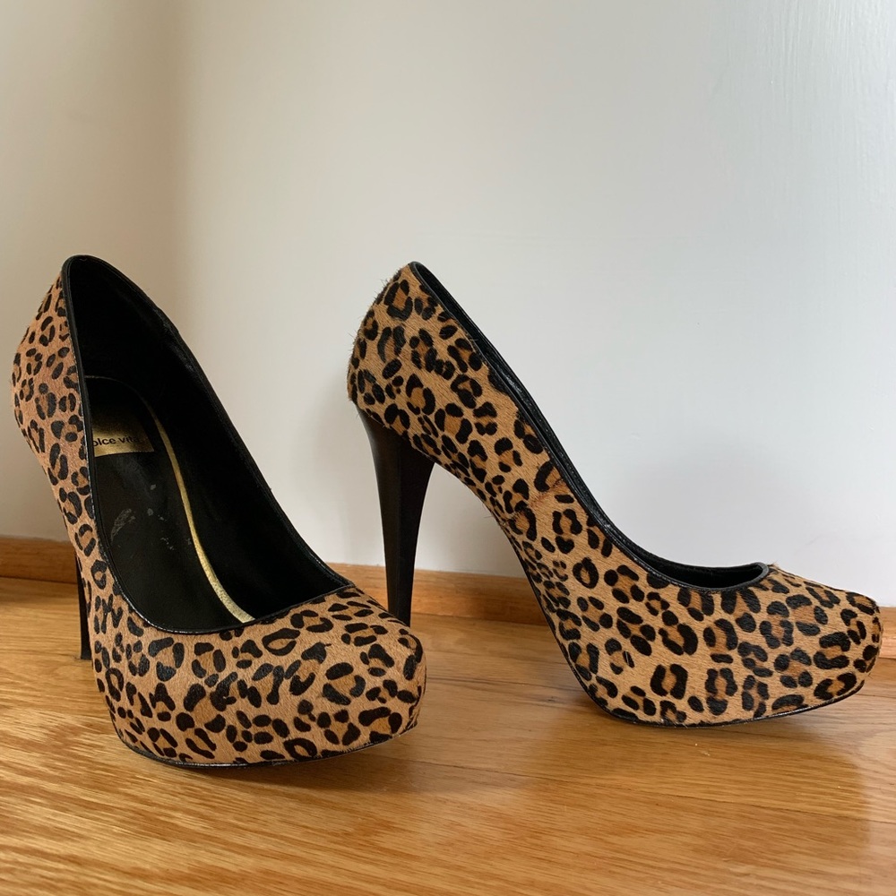 Dolce Vita Size 6.5 Pumps Heels Shoes Cheetah / Leopard